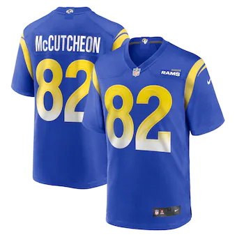 mens nike lance mccutcheon royal los angeles rams game play